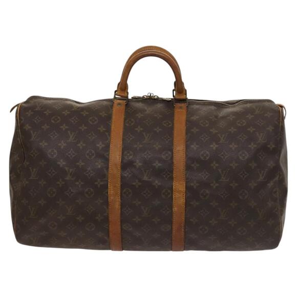 LOUIS VUITTON Monogram Keepall 55 Boston Bag M41424 - Picture 13 of 16